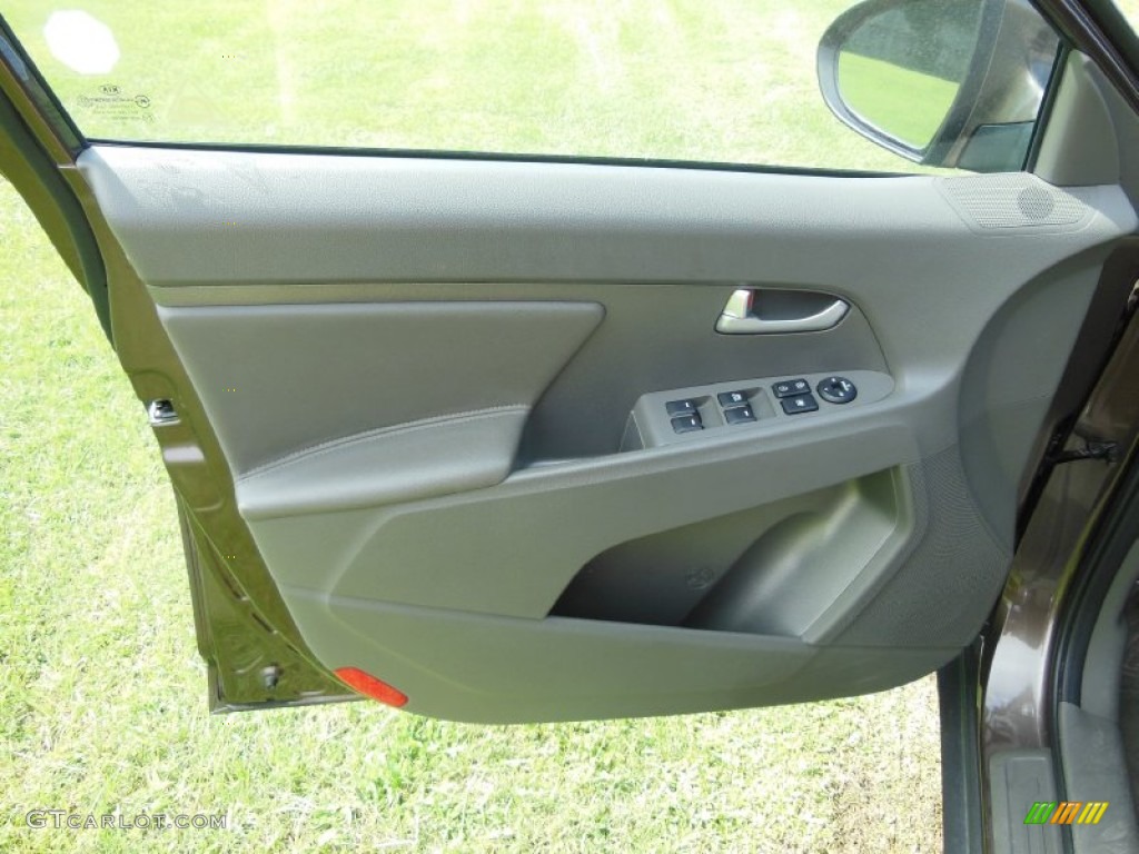 2011 Kia Sportage LX Alpine Gray Door Panel Photo #69458563