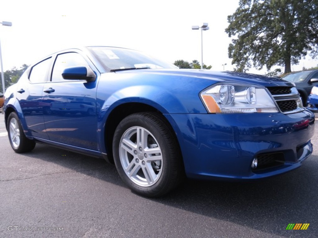 Blue Streak Pearl 2013 Dodge Avenger SXT Exterior Photo #69459187
