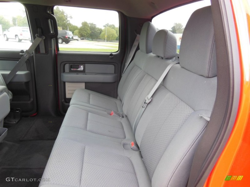 2012 F150 XLT SuperCrew - Race Red / Steel Gray photo #10