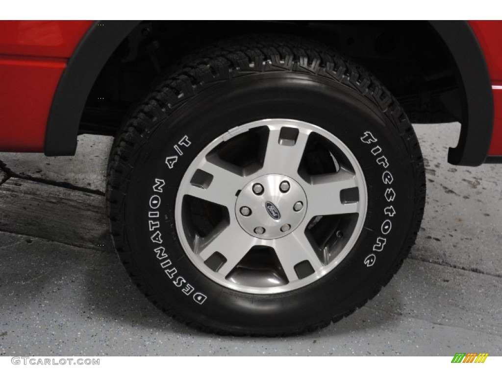 2005 F150 FX4 SuperCab 4x4 - Bright Red / Black photo #27