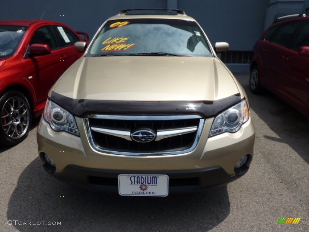 2009 Outback 2.5i Limited Wagon - Harvest Gold Metallic / Warm Ivory photo #2