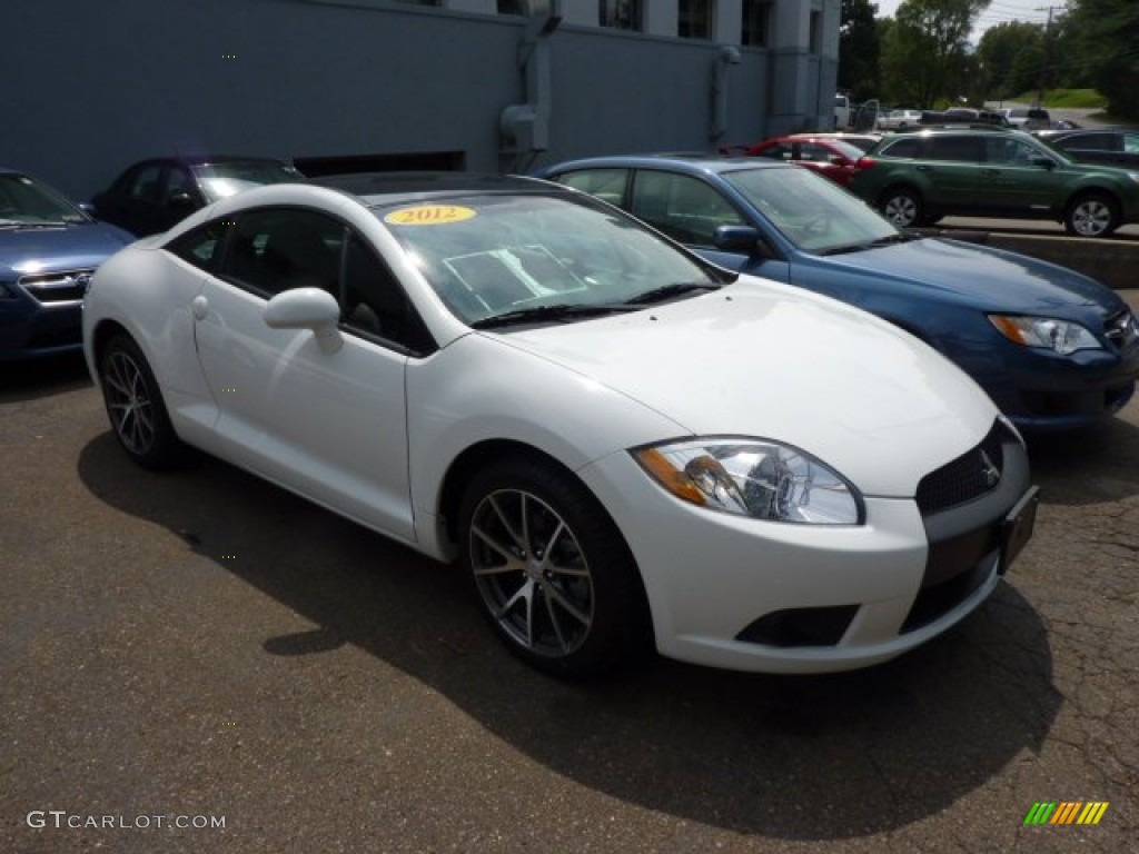 2012 Eclipse GS Sport Coupe - Northstar White / Dark Charcoal photo #1