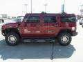 2005 Red Metallic Hummer H2 SUV  photo #6