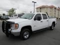 Summit White - Sierra 2500HD SLE Z71 Crew Cab 4x4 Photo No. 3