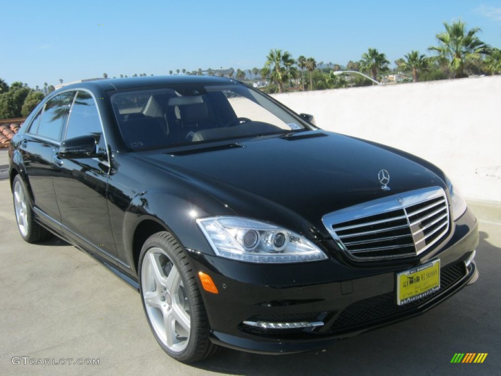 2013 S 550 Sedan - Black / Black photo #1