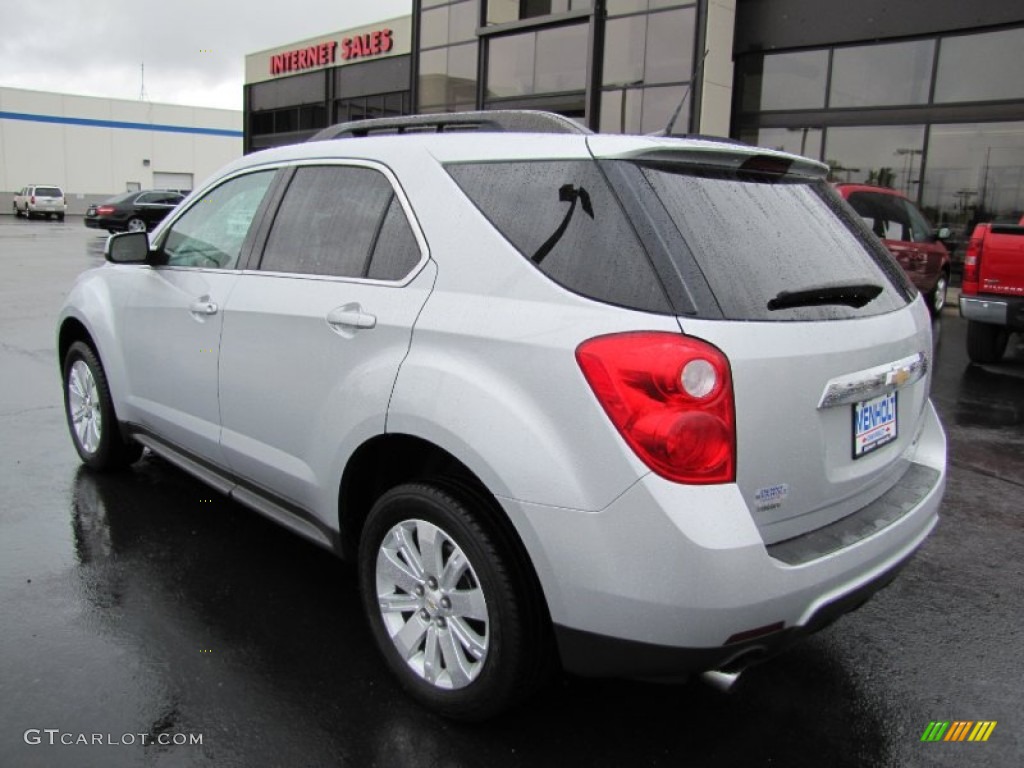 2010 Equinox LT AWD - Silver Ice Metallic / Jet Black photo #5