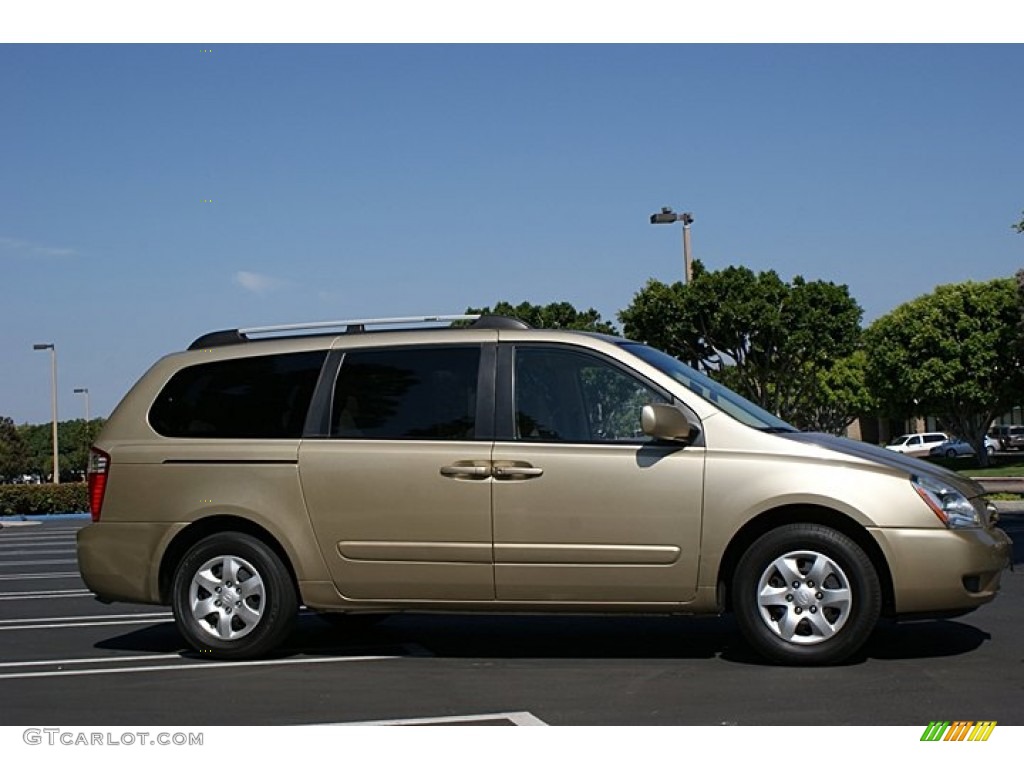 Sunset Gold Metallic 2008 Kia Sedona LX Exterior Photo #69467509