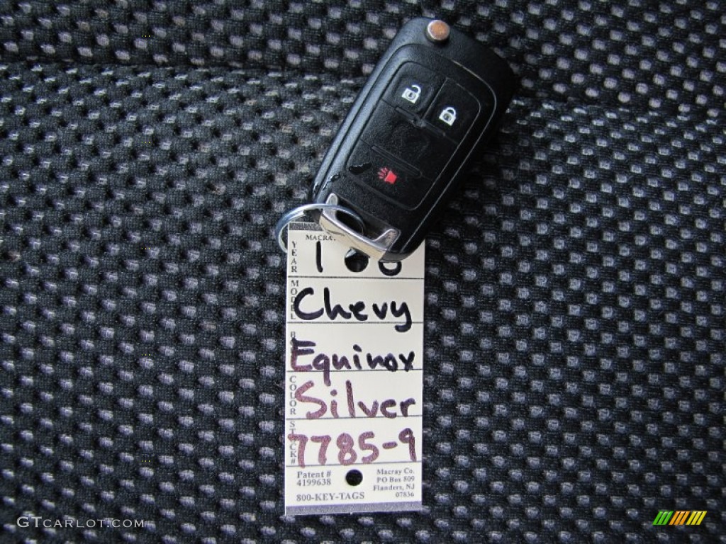 2010 Equinox LT AWD - Silver Ice Metallic / Jet Black photo #32