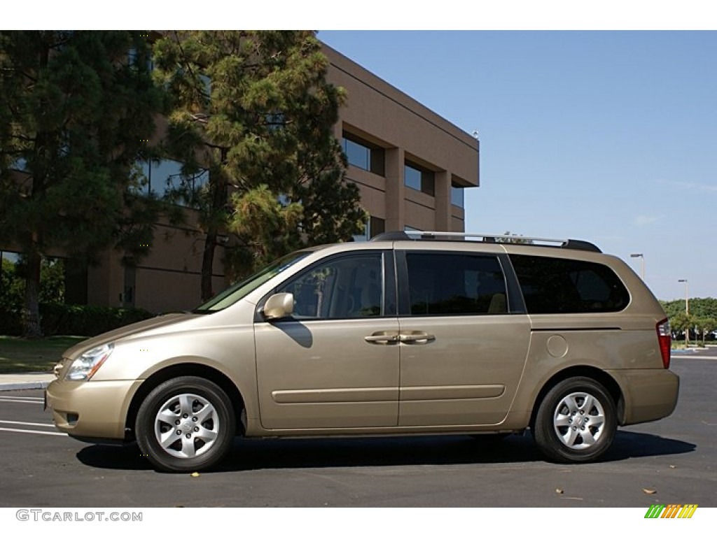 Sunset Gold Metallic 2008 Kia Sedona LX Exterior Photo #69467557