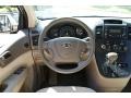 2008 Kia Sedona Beige Interior Steering Wheel Photo