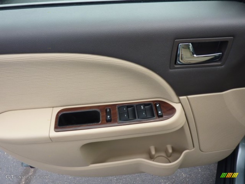 2008 Taurus SEL - Titanium Green Metallic / Camel photo #17