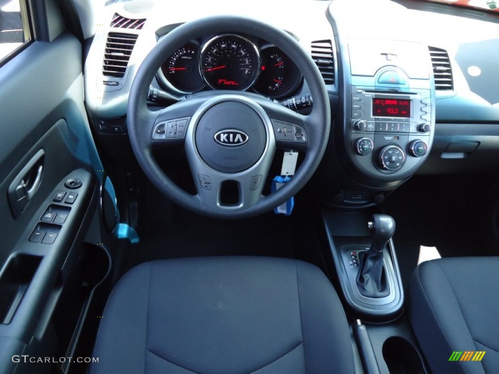 2011 Kia Soul + Black Soul Logo Cloth Dashboard Photo #69470674