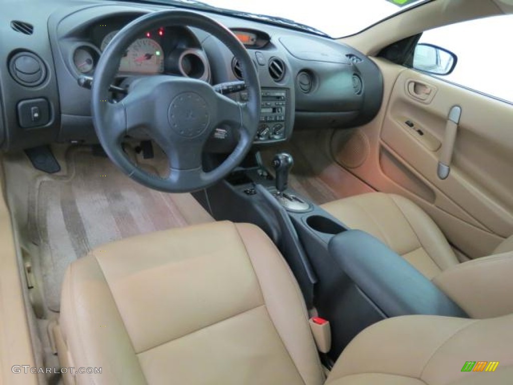2001 Eclipse GT Coupe - Tampa Blue Pearl / Tan photo #5