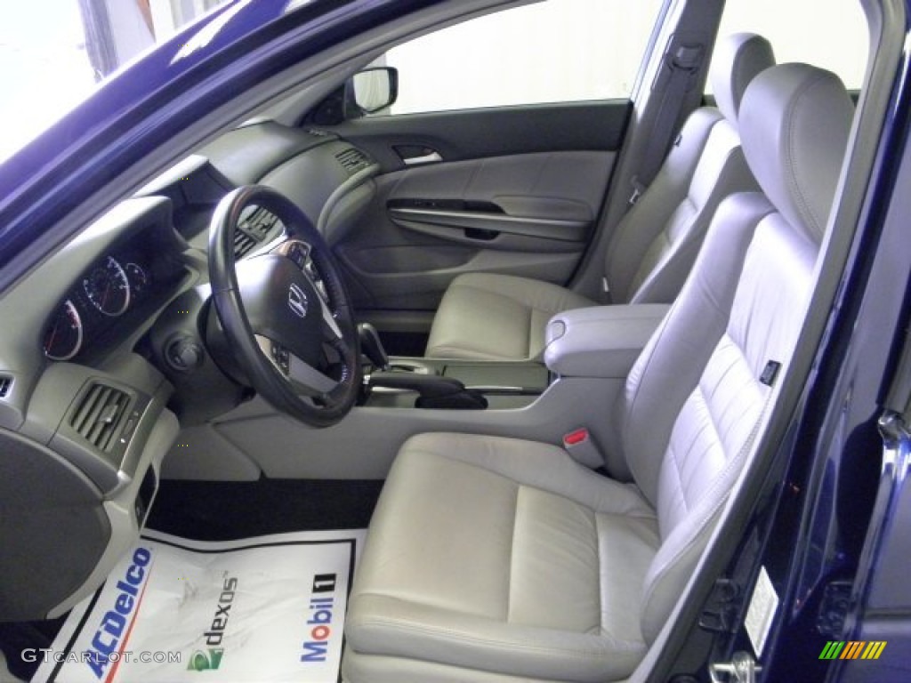 2008 Accord EX-L V6 Sedan - Royal Blue Pearl / Gray photo #14
