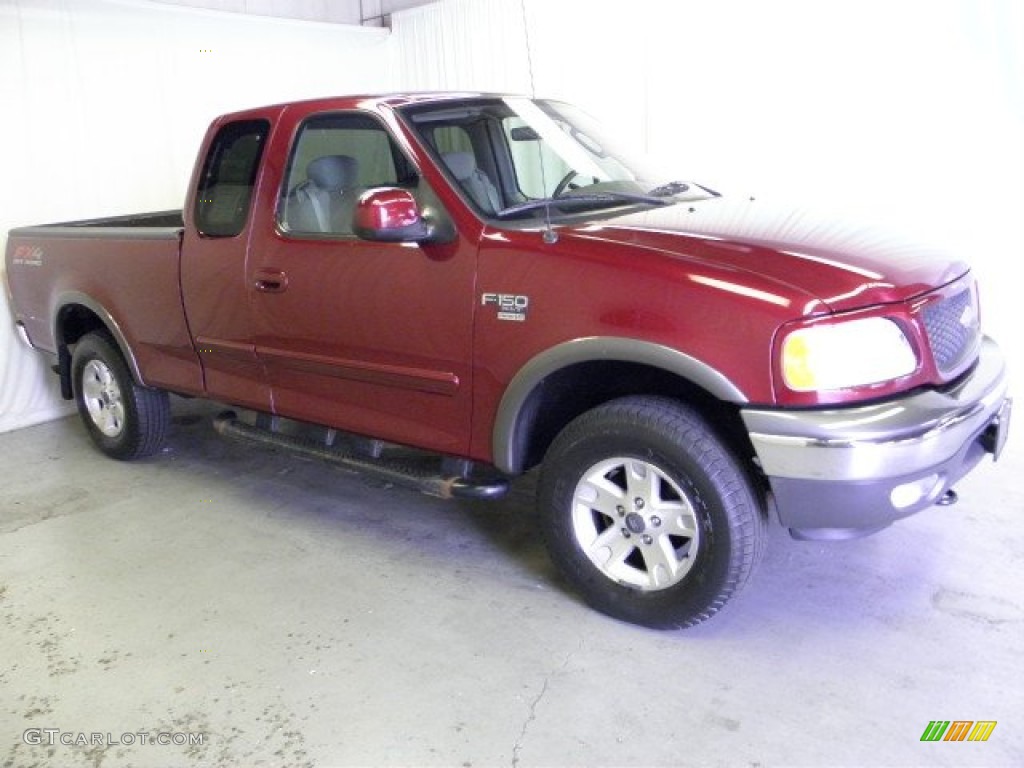 2003 F150 FX4 SuperCab 4x4 - Toreador Red Metallic / Medium Graphite Grey photo #1