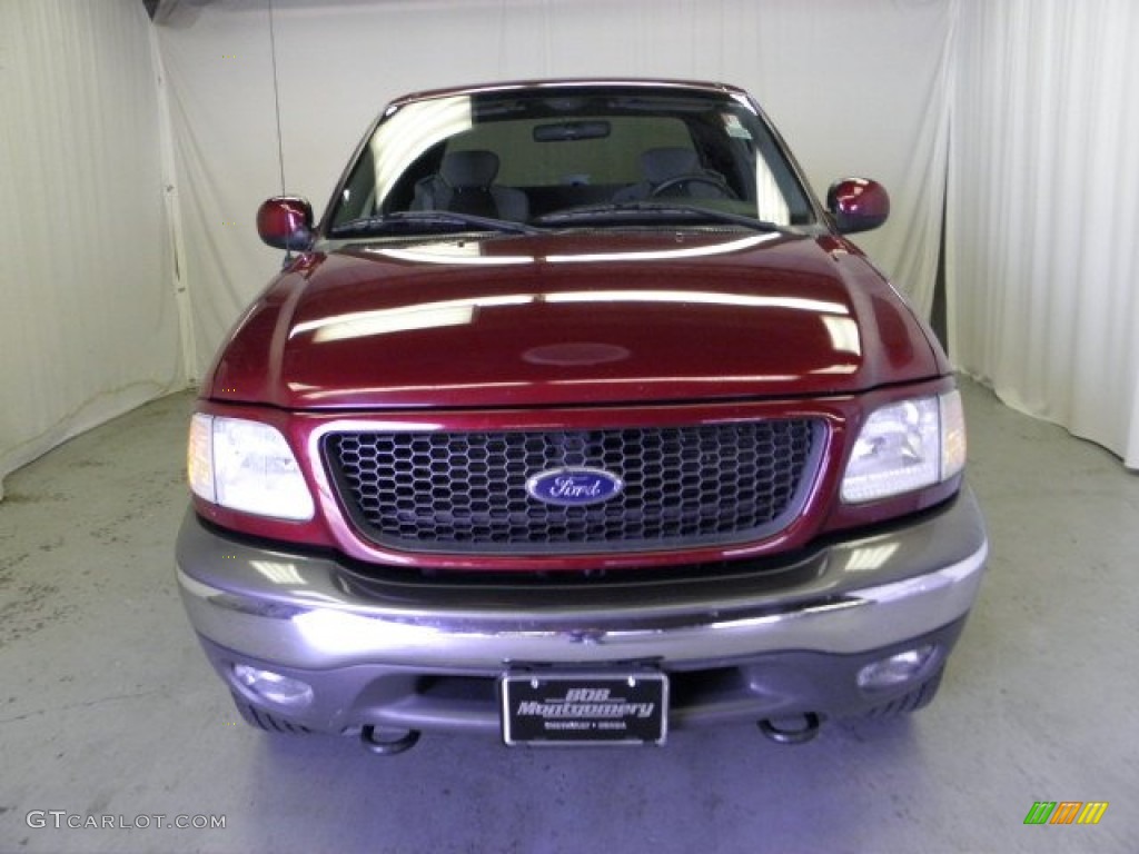 2003 F150 FX4 SuperCab 4x4 - Toreador Red Metallic / Medium Graphite Grey photo #2