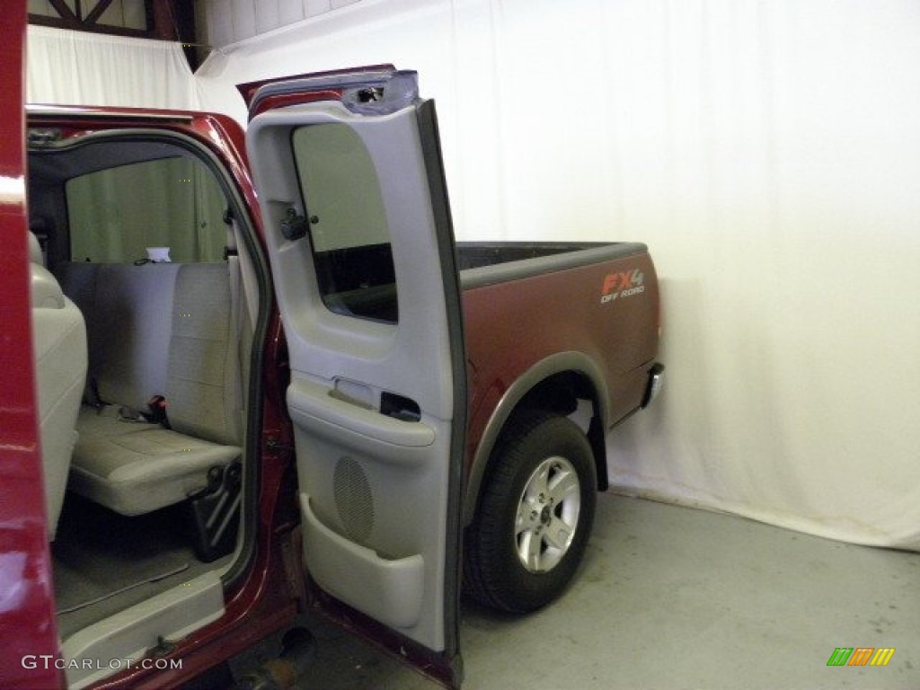 2003 F150 FX4 SuperCab 4x4 - Toreador Red Metallic / Medium Graphite Grey photo #14