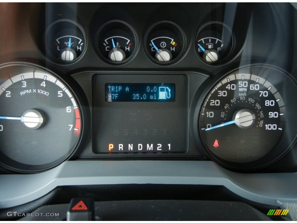 2012 Ford F250 Super Duty XL SuperCab 4x4 Gauges Photos