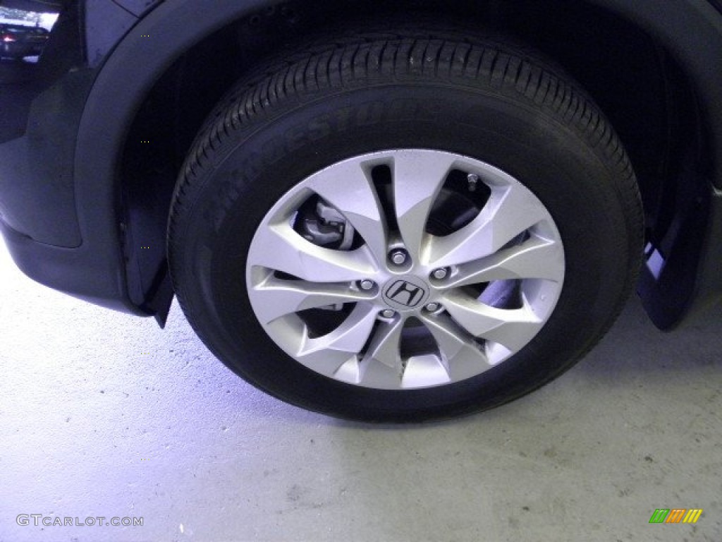 2012 CR-V EX 4WD - Crystal Black Pearl / Black photo #4