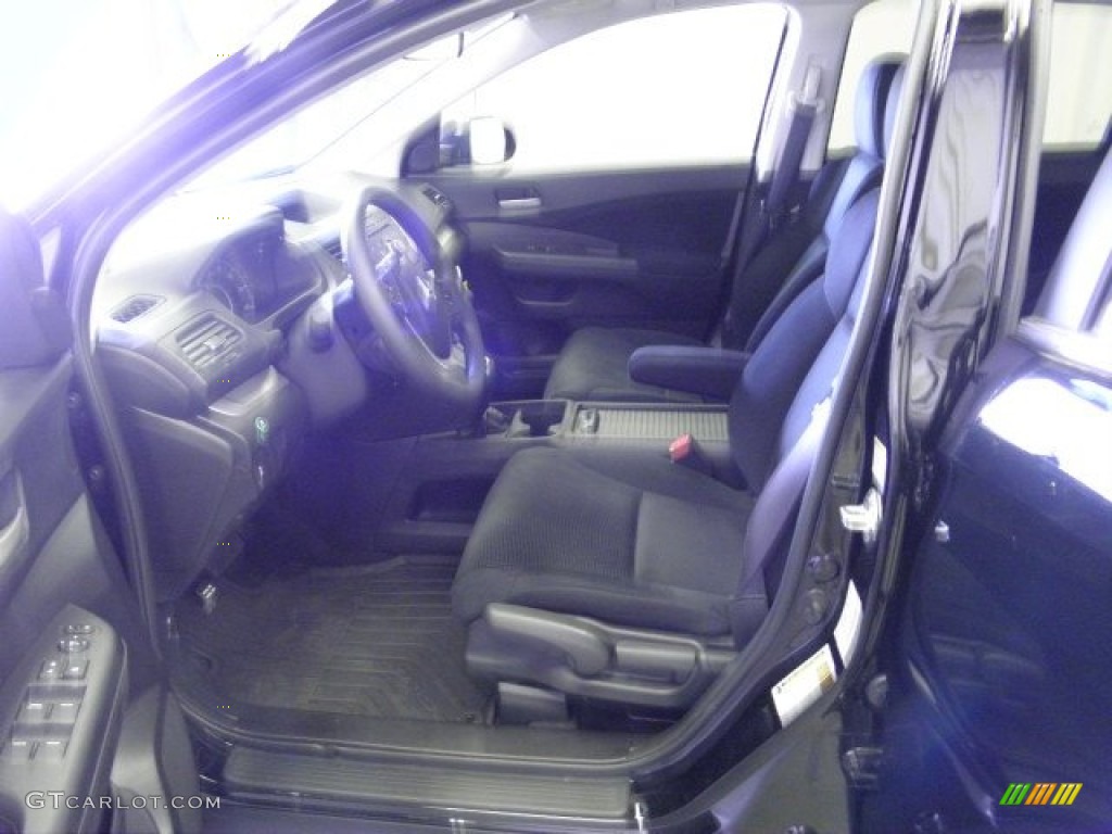 2012 CR-V EX 4WD - Crystal Black Pearl / Black photo #15
