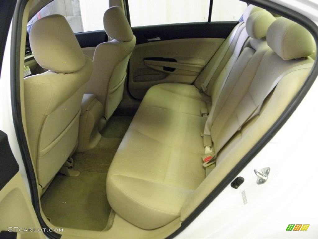 2012 Accord LX Sedan - Taffeta White / Ivory photo #16