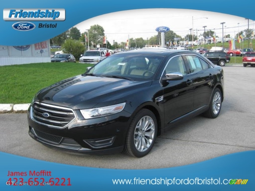 2013 Taurus Limited - Tuxedo Black Metallic / Dune photo #2