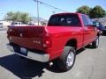 2008 Inferno Red Crystal Pearl Dodge Ram 2500 Big Horn Quad Cab 4x4  photo #7