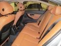 2012 BMW 3 Series Saddle Brown Interior Rear Seat Photo