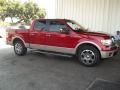 2010 Red Candy Metallic Ford F150 Lariat SuperCrew  photo #2