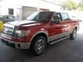 2010 Red Candy Metallic Ford F150 Lariat SuperCrew  photo #7