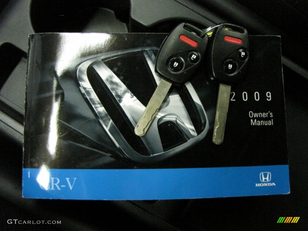 2009 CR-V EX 4WD - Urban Titanium Metallic / Black photo #36