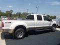 2012 White Platinum Metallic Tri-Coat Ford F350 Super Duty King Ranch Crew Cab 4x4 Dually  photo #8