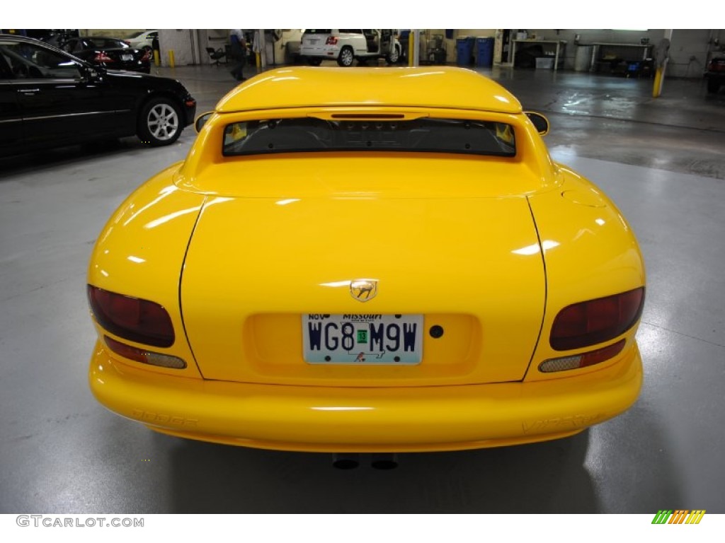 2001 Viper RT-10 - Viper Race Yellow / Black photo #10