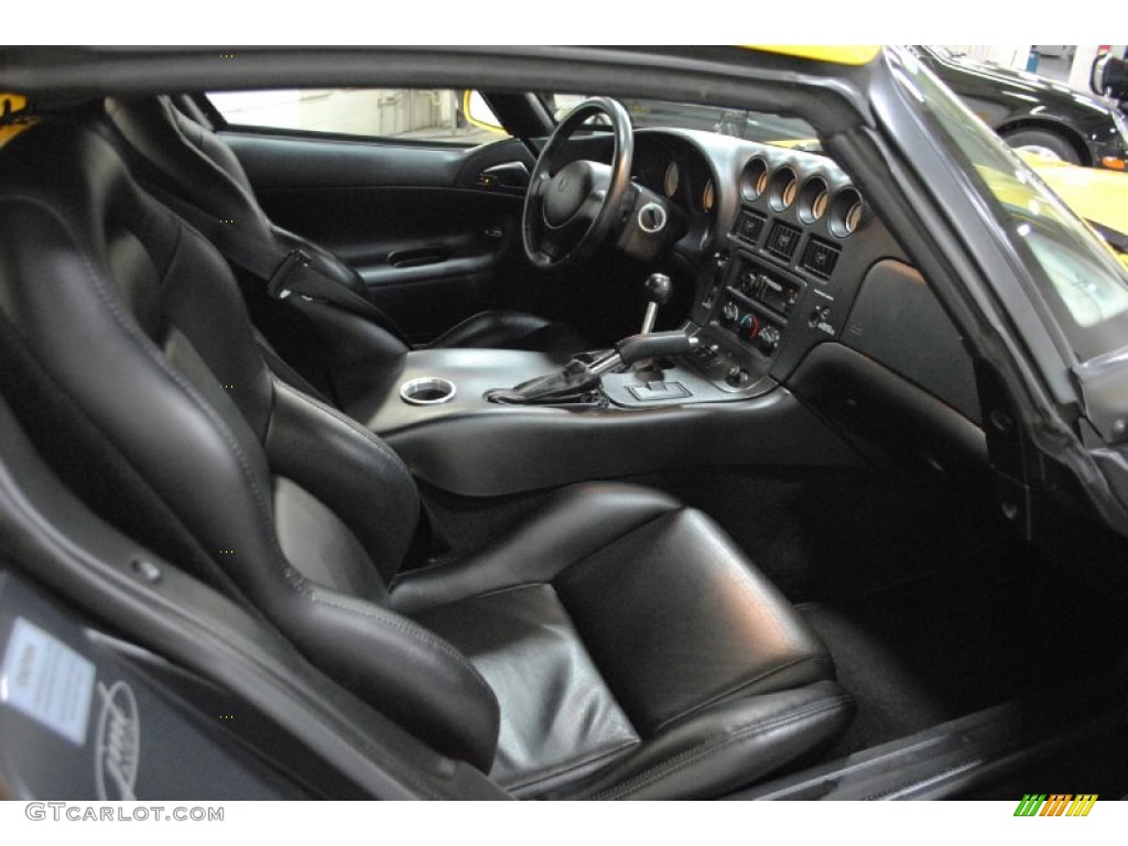 Black Interior 2001 Dodge Viper RT-10 Photo #69479773