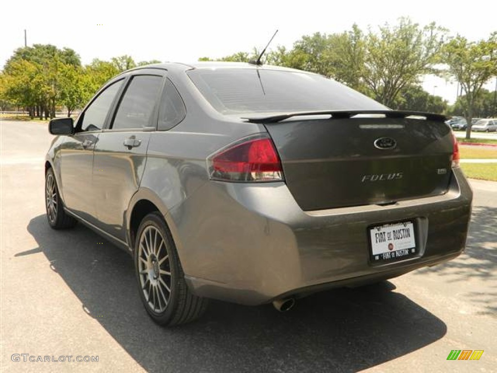 2010 Focus SES Sedan - Sterling Grey Metallic / Charcoal Black photo #8