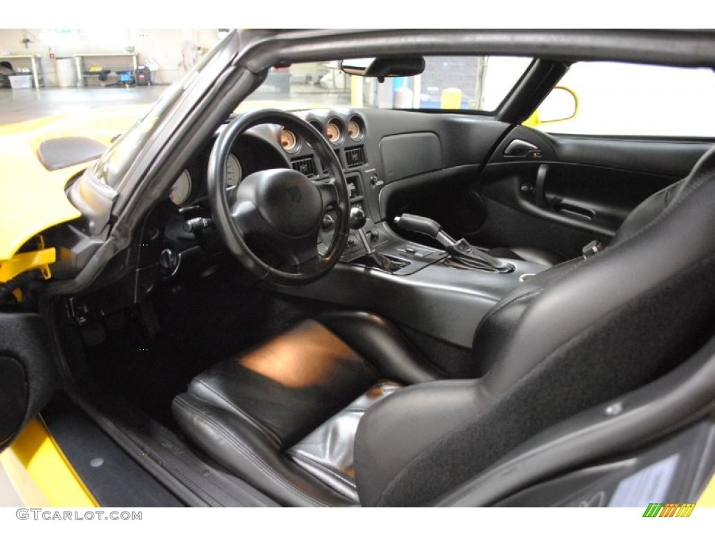 Black Interior 2001 Dodge Viper RT-10 Photo #69479836