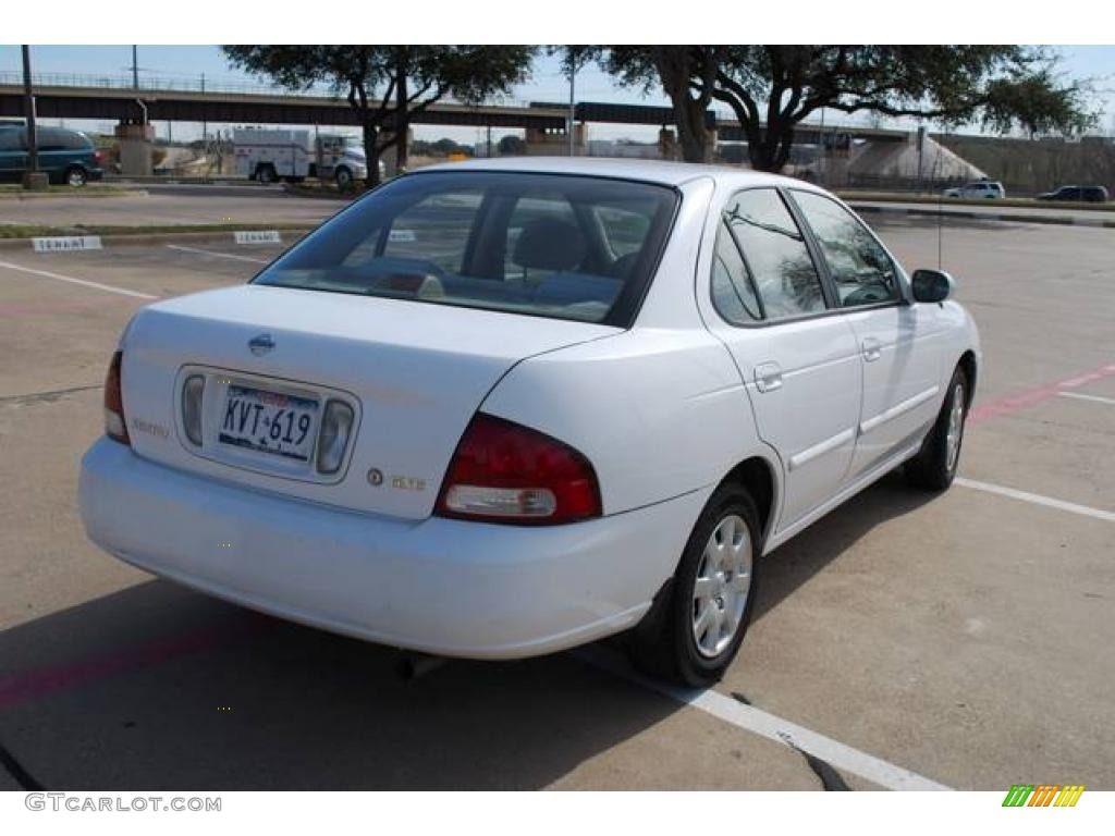 2001 Sentra GXE - Avalanche White / Sand photo #7