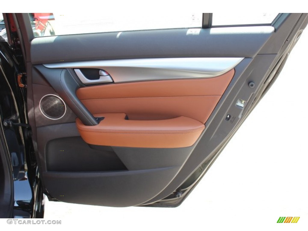 2011 Acura TL 3.7 SH-AWD Technology Umber Door Panel Photo #69480310