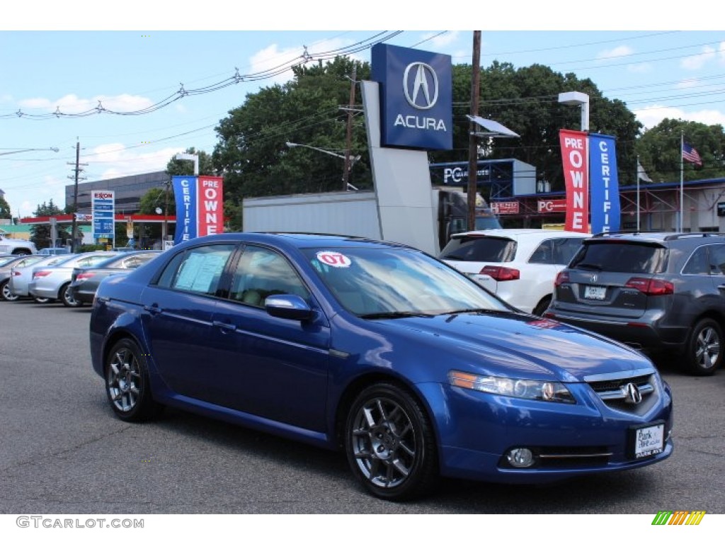 2007 TL 3.5 Type-S - Kinetic Blue Pearl / Taupe/Ebony photo #1