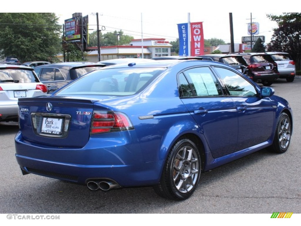 2007 TL 3.5 Type-S - Kinetic Blue Pearl / Taupe/Ebony photo #3
