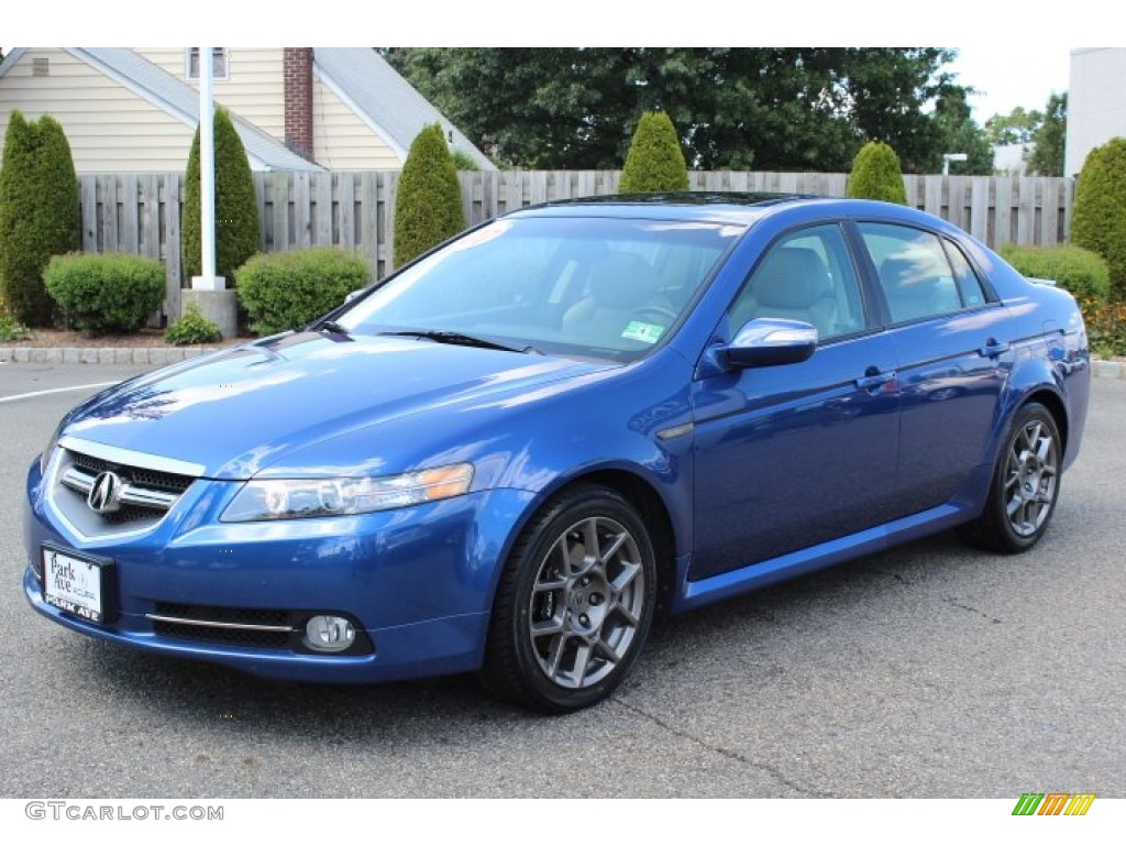 2007 TL 3.5 Type-S - Kinetic Blue Pearl / Taupe/Ebony photo #7