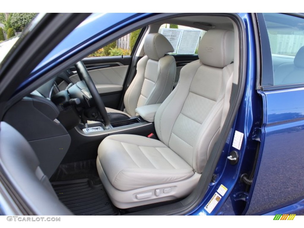 2007 TL 3.5 Type-S - Kinetic Blue Pearl / Taupe/Ebony photo #12