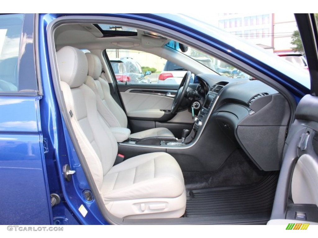 Taupe/Ebony Interior 2007 Acura TL 3.5 Type-S Photo #69480958