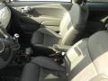 Pelle Nera/Nera (Black/Black) Front Seat Photo for 2012 Fiat 500 #69481594