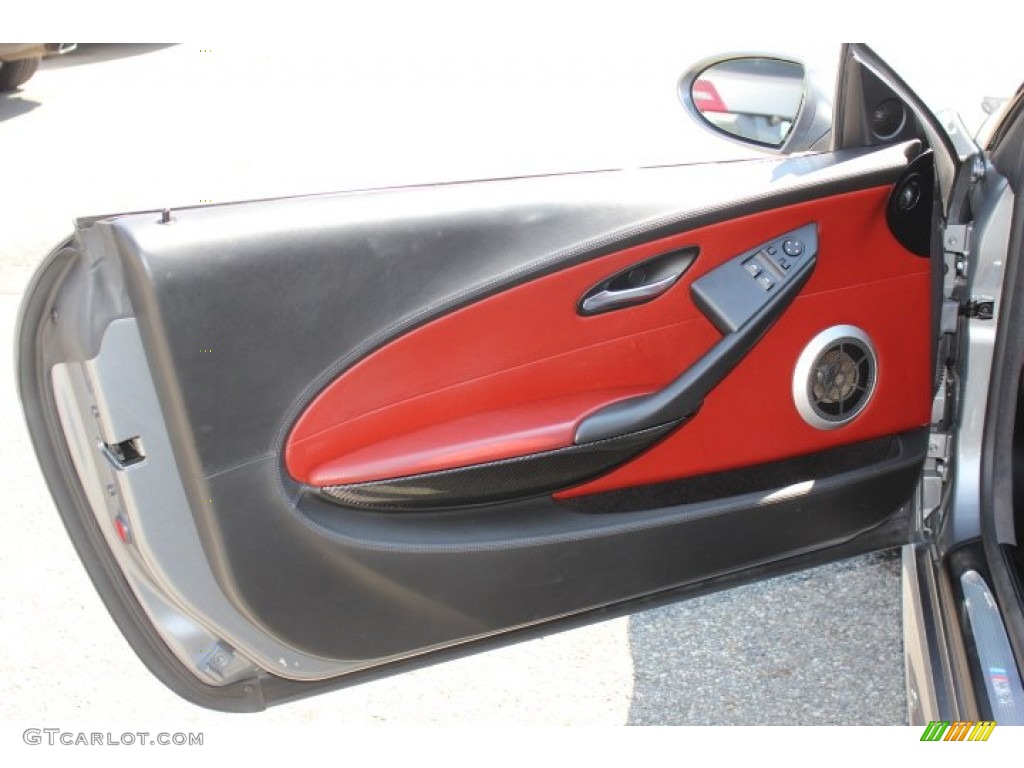 2008 BMW M6 Coupe Indianapolis Red Door Panel Photo #69482545