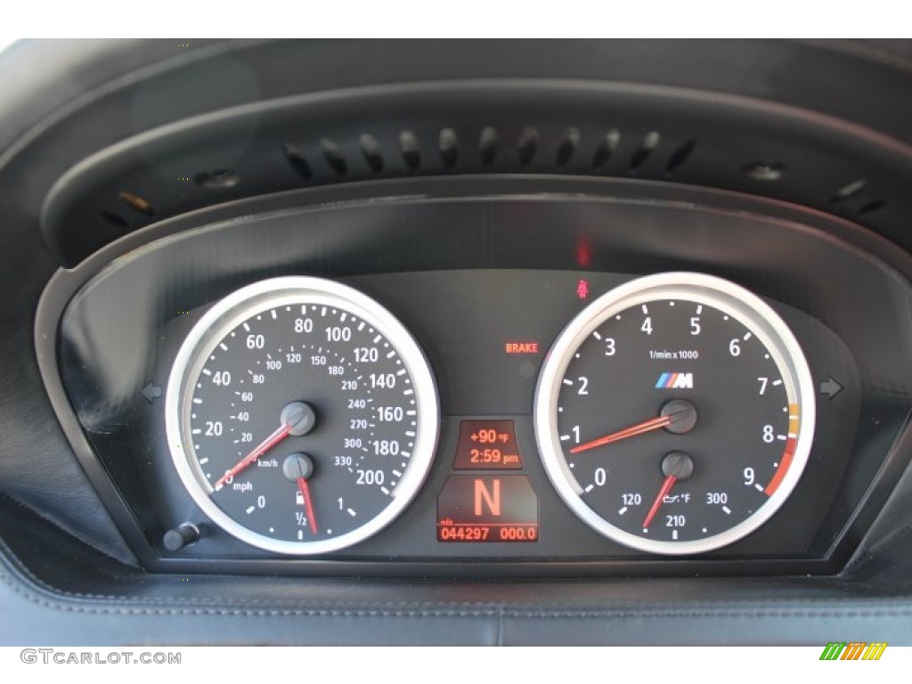 2008 BMW M6 Coupe Gauges Photo #69482629