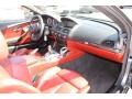 2008 BMW M6 Indianapolis Red Interior Dashboard Photo