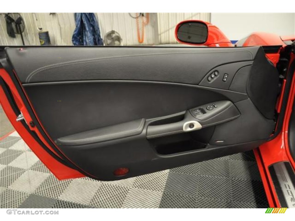 2012 Chevrolet Corvette Grand Sport Convertible Ebony Door Panel Photo #69483577