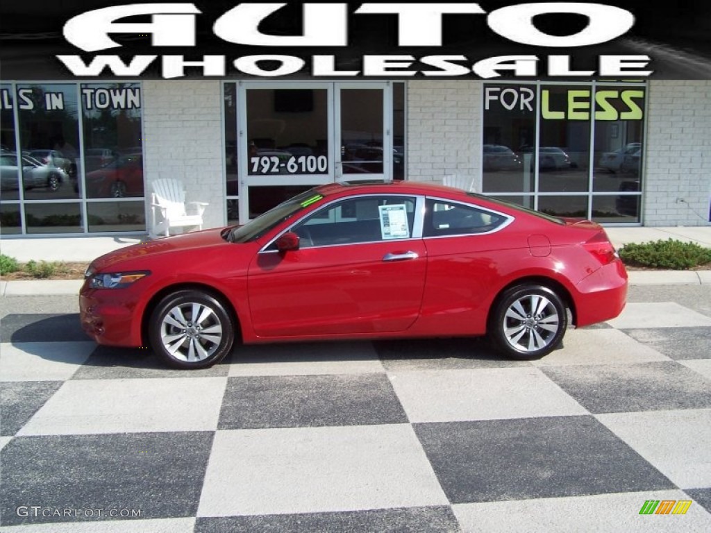 2011 Accord EX Coupe - San Marino Red / Ivory photo #1