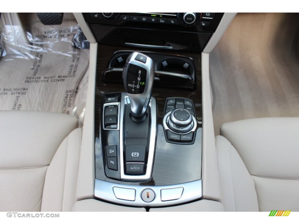 2012 7 Series 750i xDrive Sedan - Mineral White Metallic / Oyster photo #15